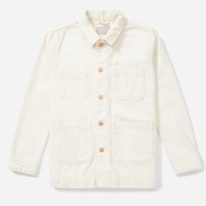 Everlane Denim Chore Jacket - Bone - Large